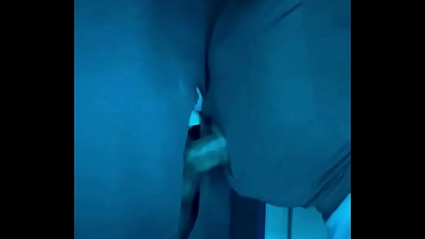 His first time at a gloryhole. Wanted to give him an experience.