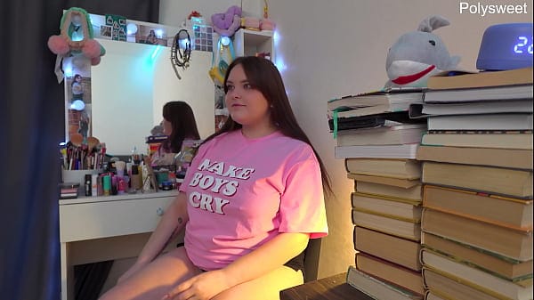 Russian actress shoots solo backstage video